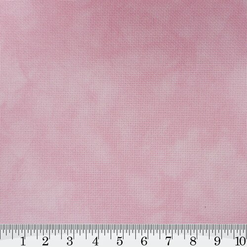Hush Pink Hand Dyed Effect Cross Stitch Fabric